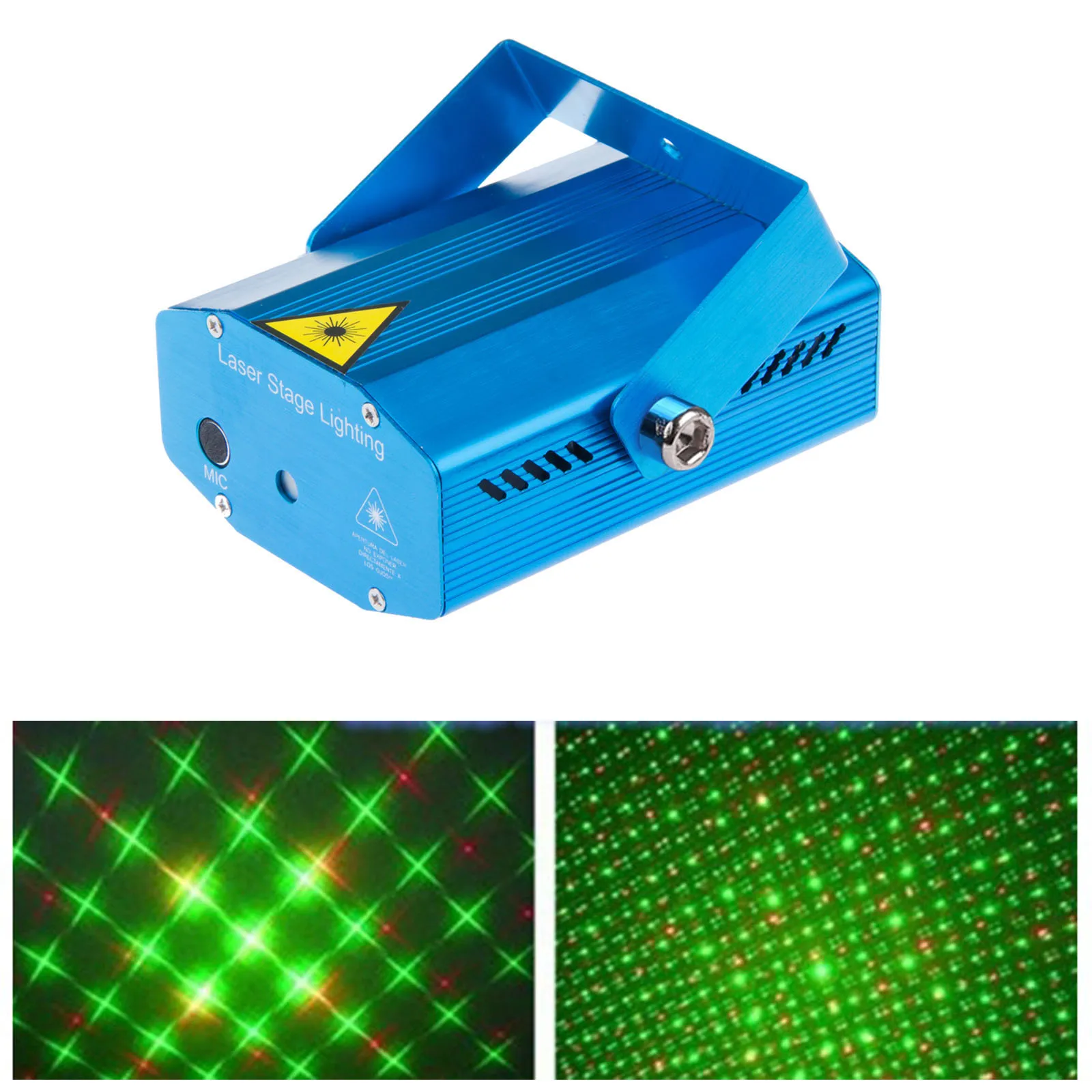 

LED Laser Projector Disco Light Mini Auto Flash Sound Activated Laser Lamp Remote DJ Disco Party Soundlights Stage Light
