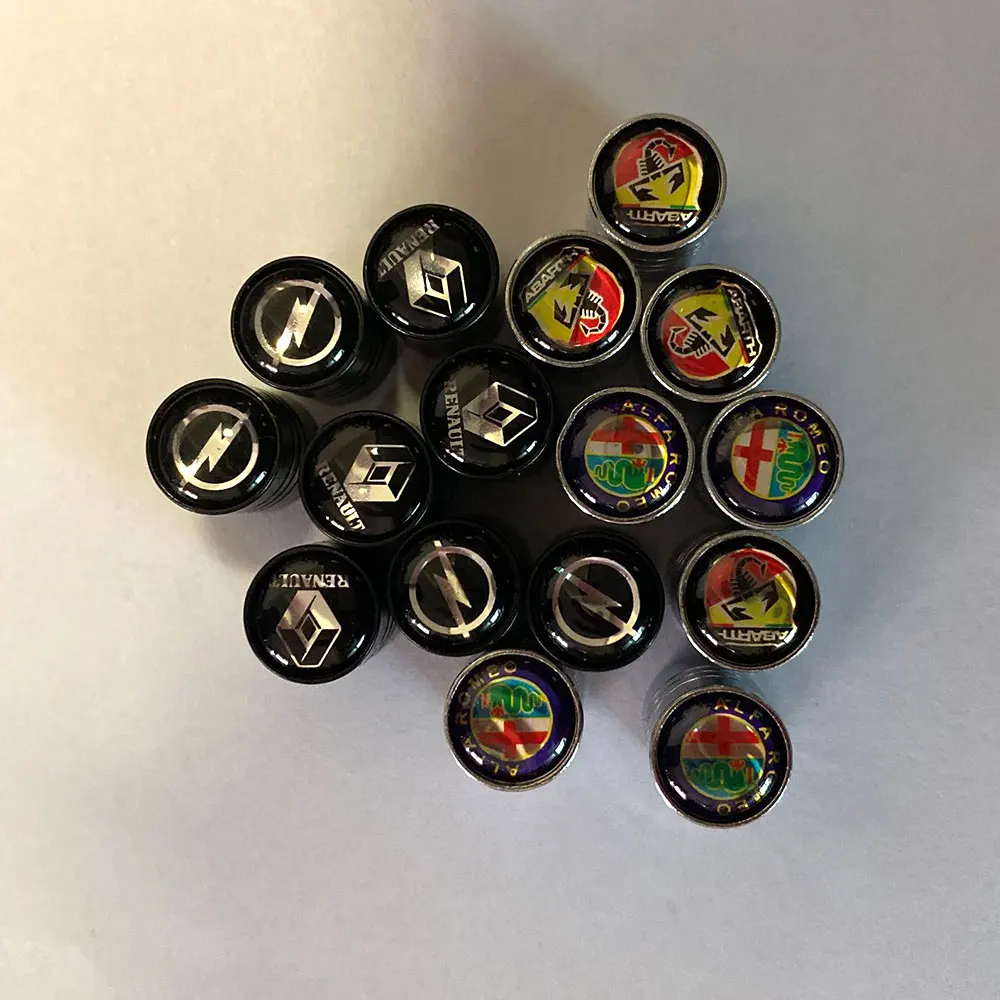 Автомобильный Стайлинг 4 шт. Алюминий сплав спортивные эмблемы вентиля покрышек