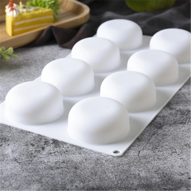 100% Высокое качество плоские круглые силиконовые мусс форма для выпечки тортов DIY