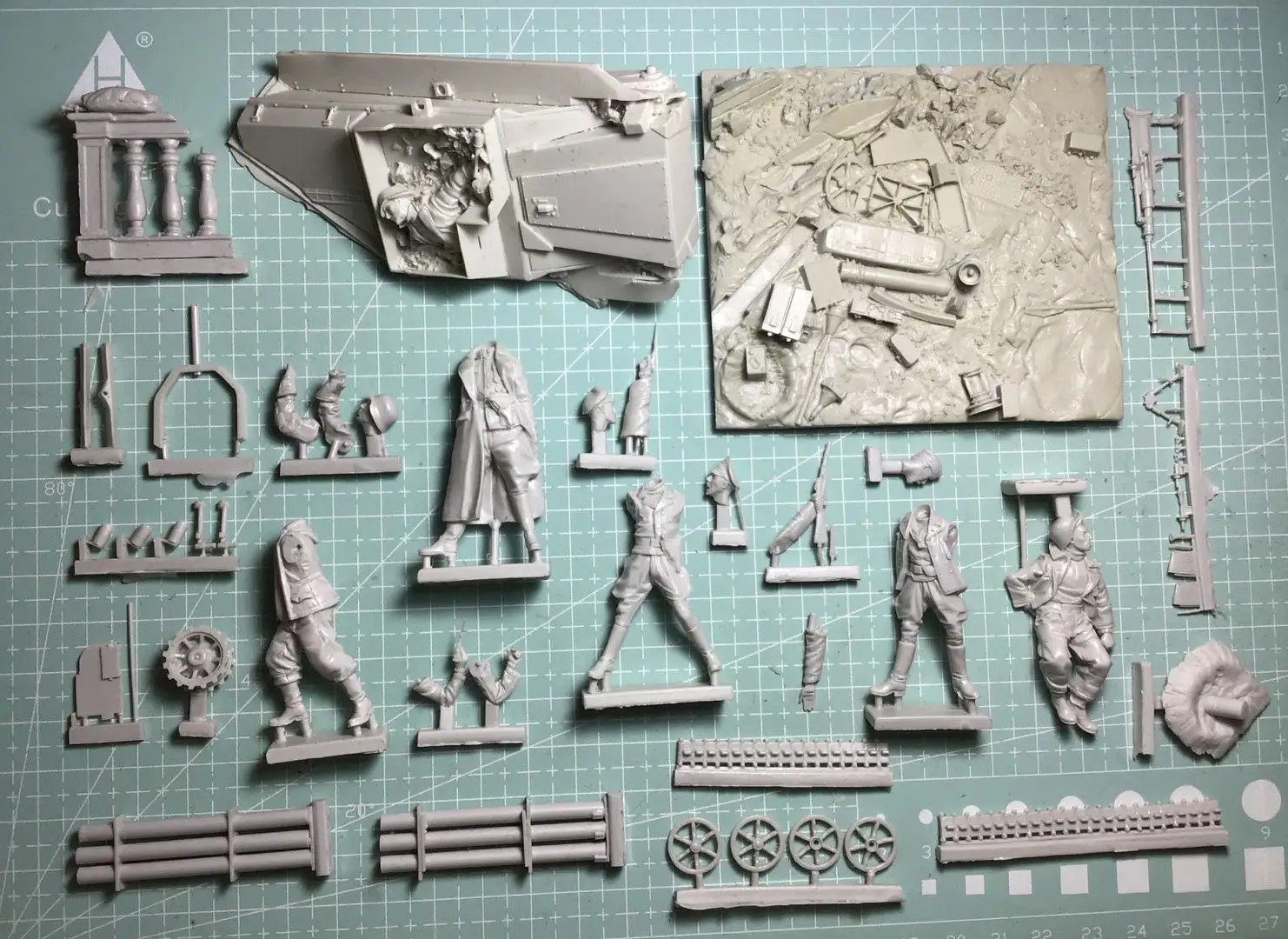 1/35 фигурка модели из смолы GK несобранный и Неокрашенный комплект - купить по