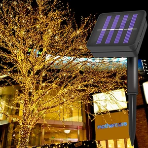 22 м200LED солнечный светильник гирлянда для сада, Рождественский Сказочный светильник открытый водонепроницаемый, вечерние, Декор уличная гирлянда гирлянда шары Гирлянда