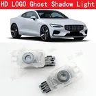2 шт. для VOLVO V90 V60 S90 S60 XC40 XC60 XC90 S80 POLESTAR 1 2 автомобиля HD без выцветания светодиодная дверь приветственный Светильник проектор Призрак тенсветильник