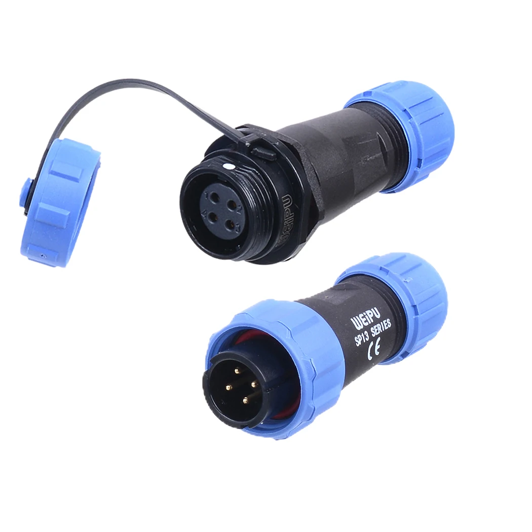 WEIPU SP13 многожильный 2 3 4 5 7 9 Pin IP68 Водонепроницаемый авиационный кабель