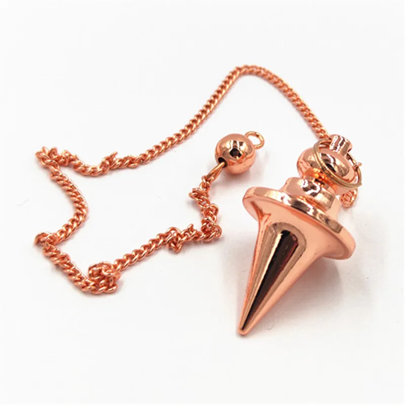 

Pendule Pendulum Healing Pyramid Spiritual Reiki Pendulums for Dowsing Copper Meatl Charms Pendant Chakra Amulet