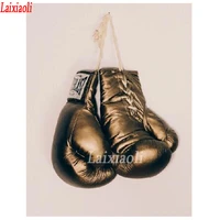 boxing gloves diamond embroidery cross stitchsport boxing diamond painting hobby mosaic art wall decor school encouraging gift