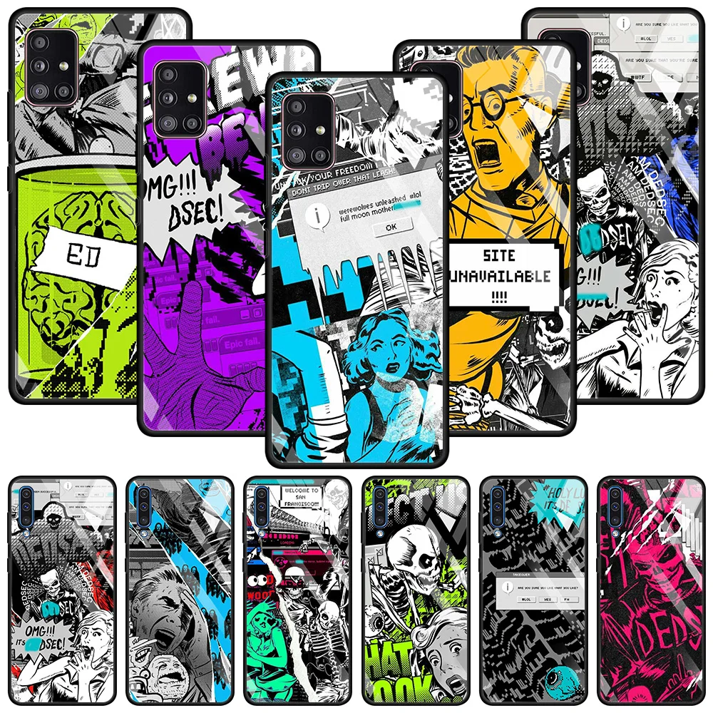 

Tempered Glass Cover For Samsung Galaxy A51 A71 A91 A72 A52 A81 A41 A31 A21 A21s M51 M31 M21 Shell Case Watch Dogs 2 Dedsec