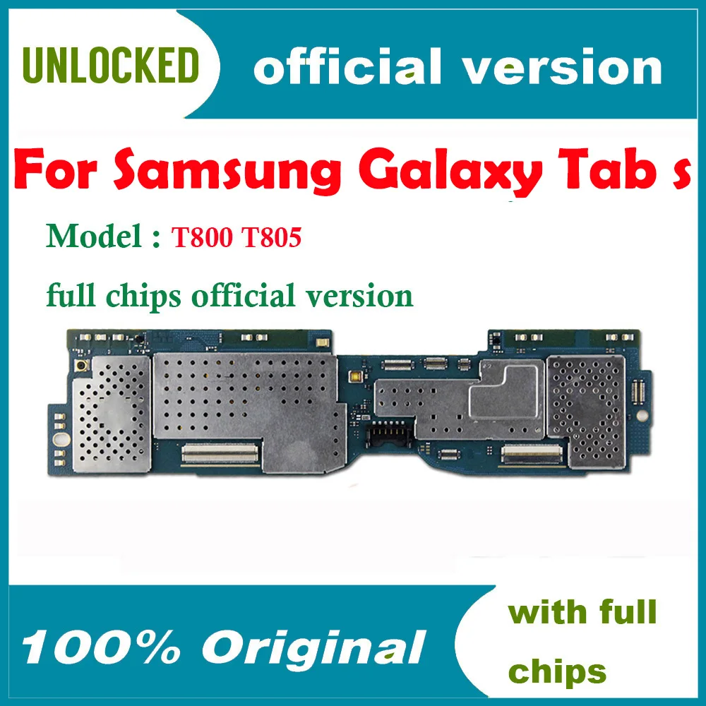100% оригинальная разблокированная материнская плата с полными чипами для Samsung Galaxy