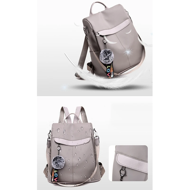 Waterproof Casual Women's Backpack Anti-Theft Outdoor Leisure Teen Girl Schoolbag | Багаж и сумки