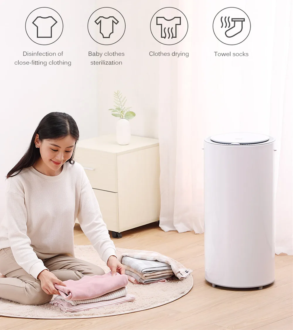 Youpin Smart прачечная дезинфекционная сушилка 35Л емкость 650 Вт Мощность стерилизация сушка обуви сушилка для одежды уф стерилизация