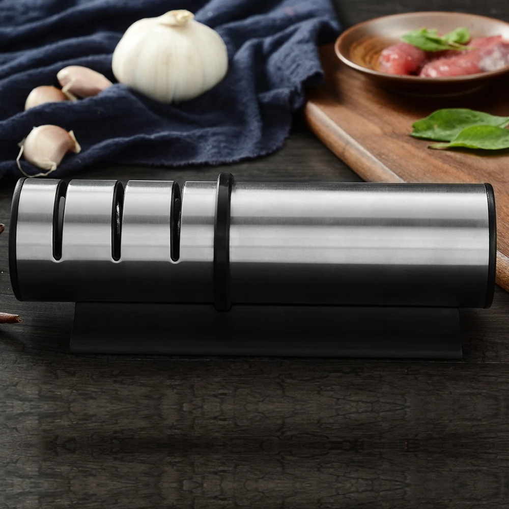 XYj 3 в 1 кухонная точилка для ножей инструменты из нержавеющей стали Дамасские