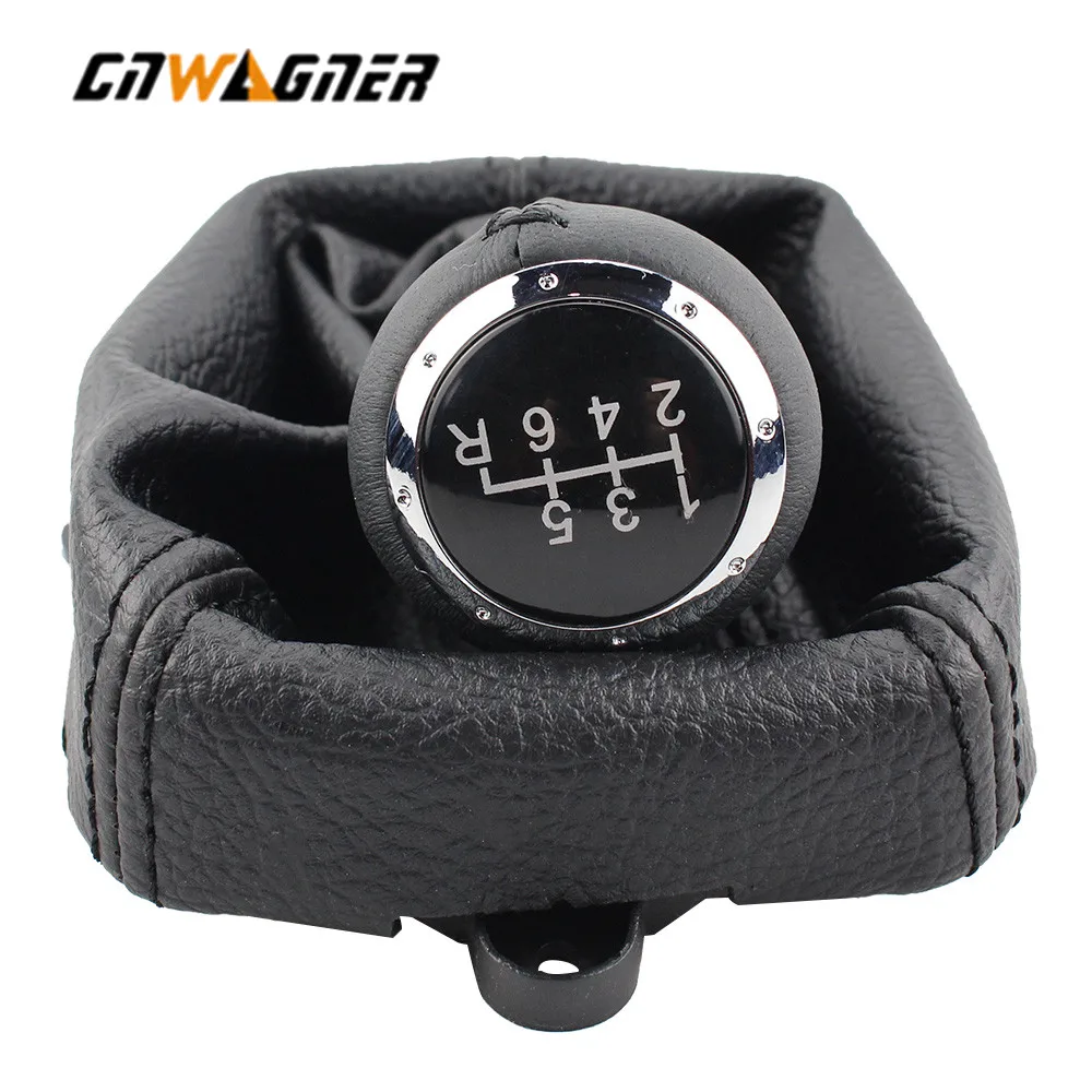 

6 Speed Auto Real Leather Car Gear Shift Lever Knob Stick Head Handball For HONDA ACCORD VIII 8 MK8 (08-14)