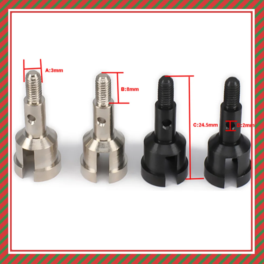 Вал стальной оси колеса для радиоуправляемого хобби модель автомобиля 1/18 Wltoys a959