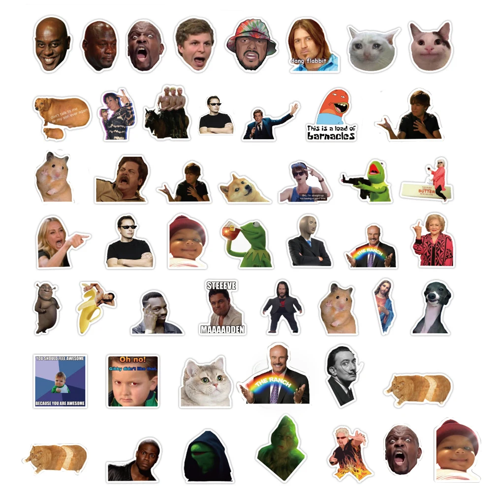 Набор стикеров для ноутбука гитары чемодана скейтборда 50/100 шт.|Наклейки