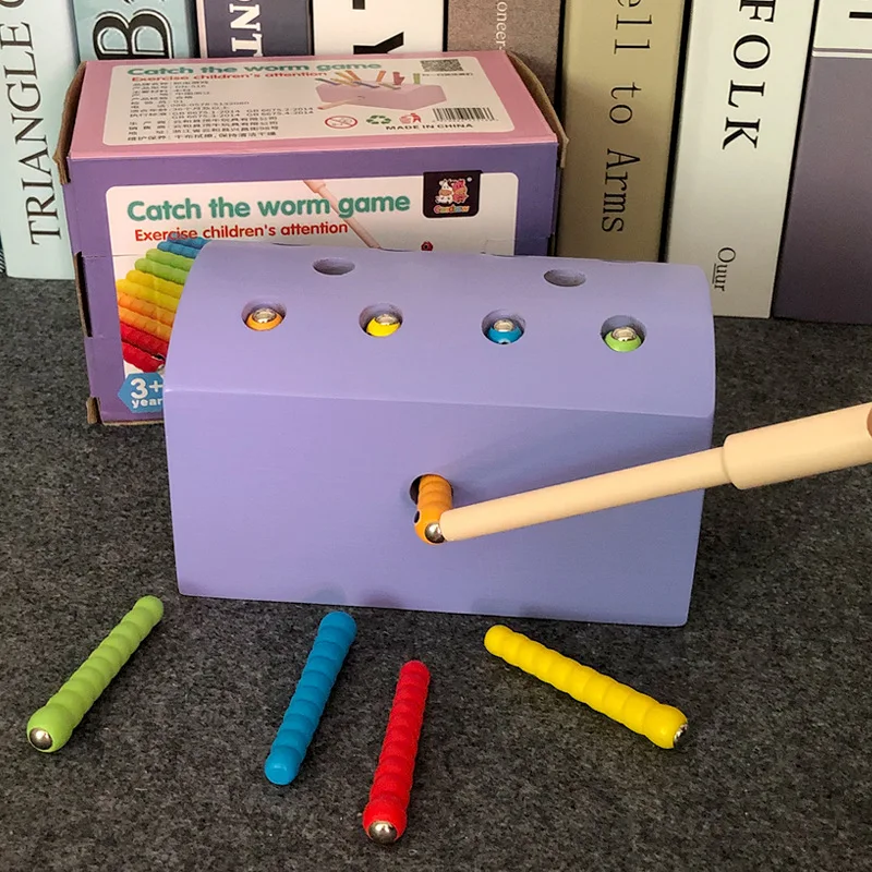 Деревянный магнитный для ловли ошибки игры Форма в комплекте детей младшего