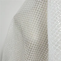 shiny sequin mesh wedding dress kids fabric diy accessories sewing accessories rs2987