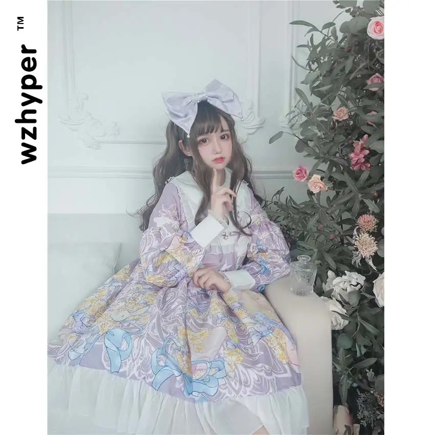 Платье в готическом стиле для девочек 3 цвета | Тематическая одежда и униформа