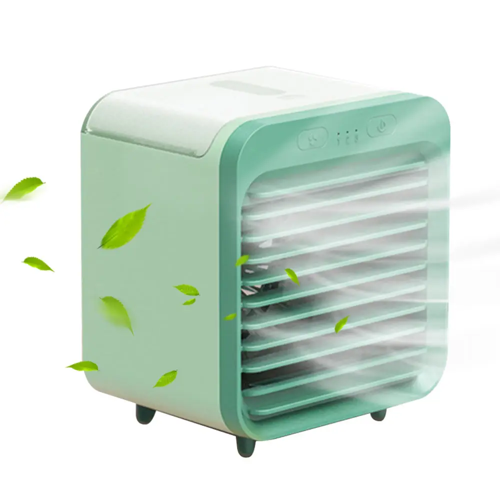

Mini Air Cooling Conditioner USB Rechargeable Fan Summer Outdoor Travel Camping No Leaf Air Cooling Fan Humidifier Purifier