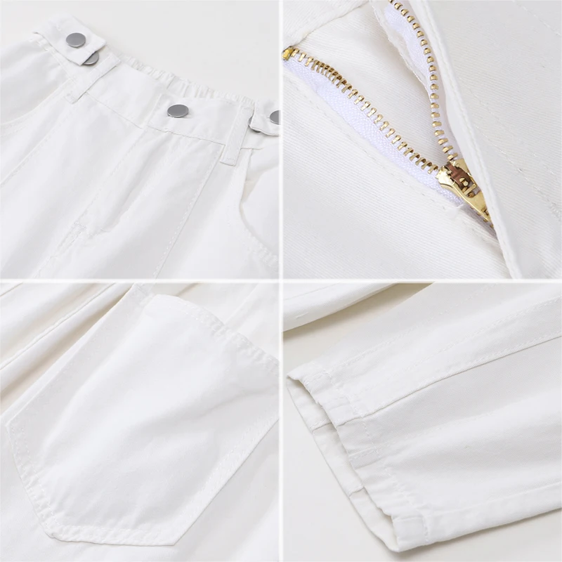 

Nbpm Black White Jeans Woman High Waist Baggy Girls Streetwear Denim Trousers Pants Bottom Spring Summer Casual Aesthetic Mom