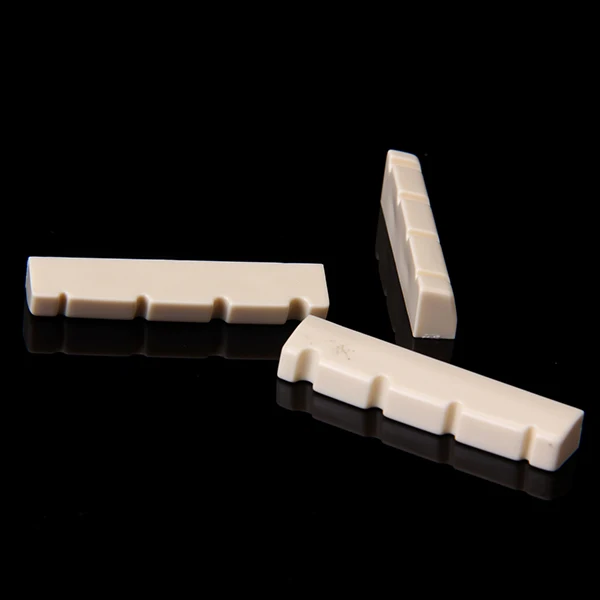 

5 Pcs Plastic Slotted Nuts For 4 String Bass Quality Guitar Parts