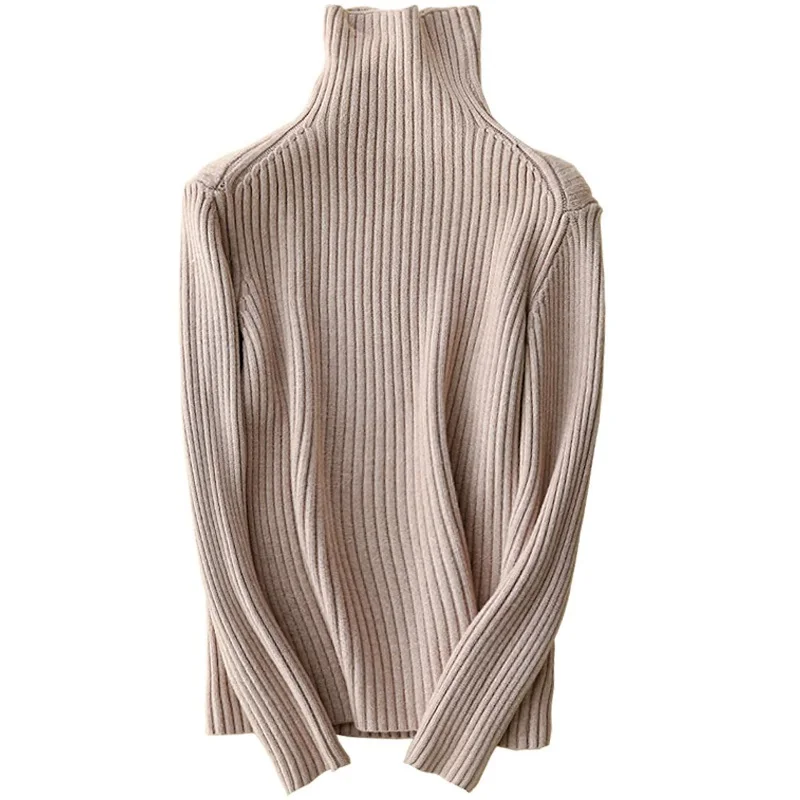 Autumn winter Knitted Sweater Women Fashion jumper 2019 Thick oversized loose knitted sweater female turtleneck pullover | Женская