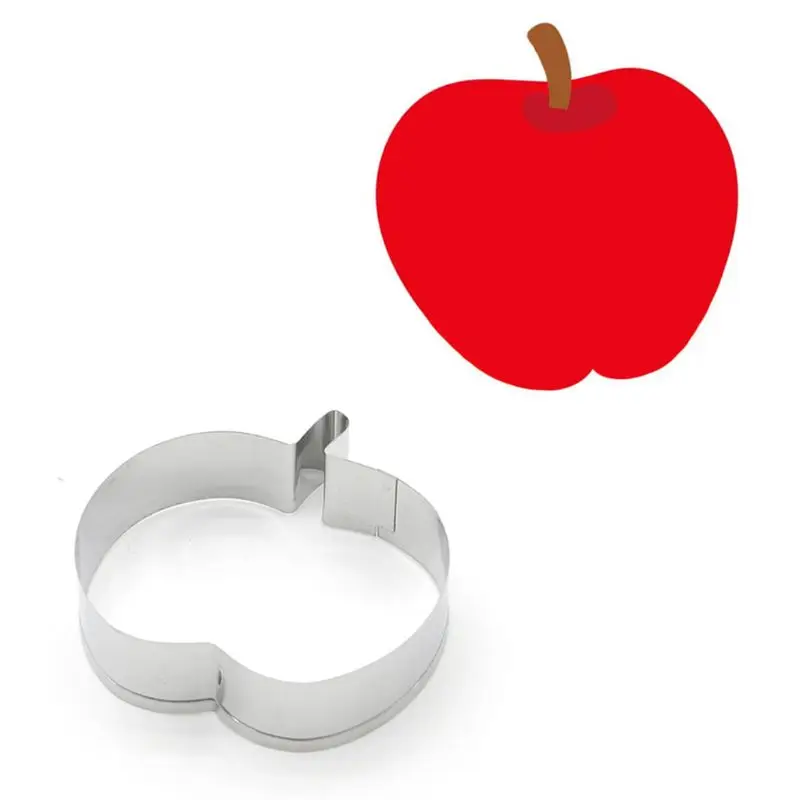 

7Pcs/Set Stainless Steel Fruit Apple Banana Strawberry DIY Cookie Biscuit Mould Cutter Mold Baking Decorating Tools