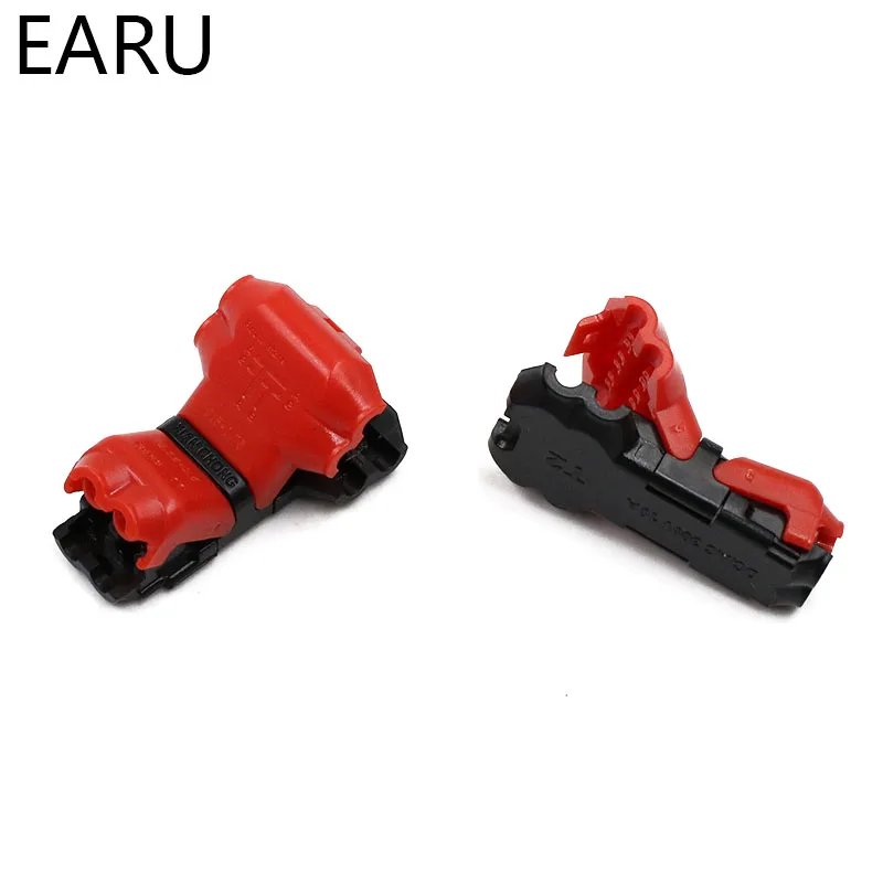 Универсальный Компактный Т-образный клеммный блок для проводов с рычагом AWG 18-24 5