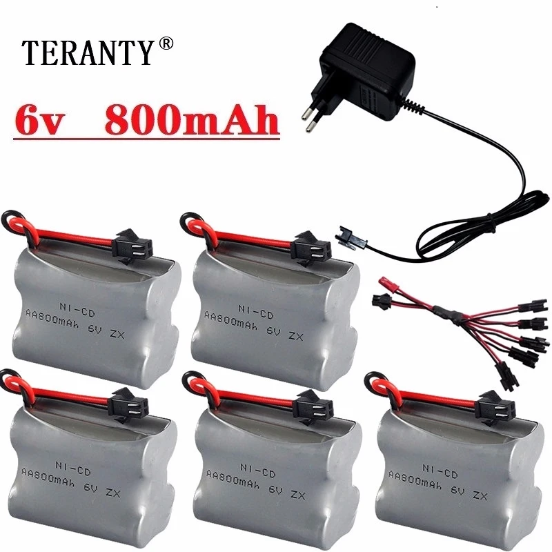 6v 800mAh зарядное устройство для RC автомобилей Роботы танки грузовики пистолет