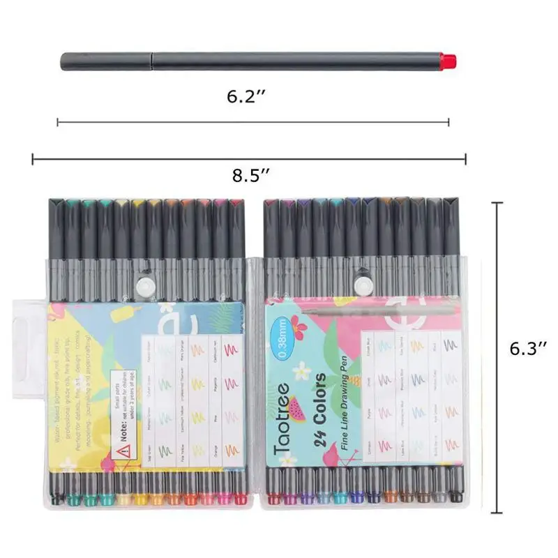 

Pens Colored Fine Tip Markers, Fine Point Bullet Journal Pens Sketch Writing Drawing Markers Set for Coloring Book Taking Note C