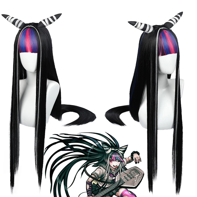 Парик для косплея миоды Ибуки из аниме данганронпа термостойкие синтетические
