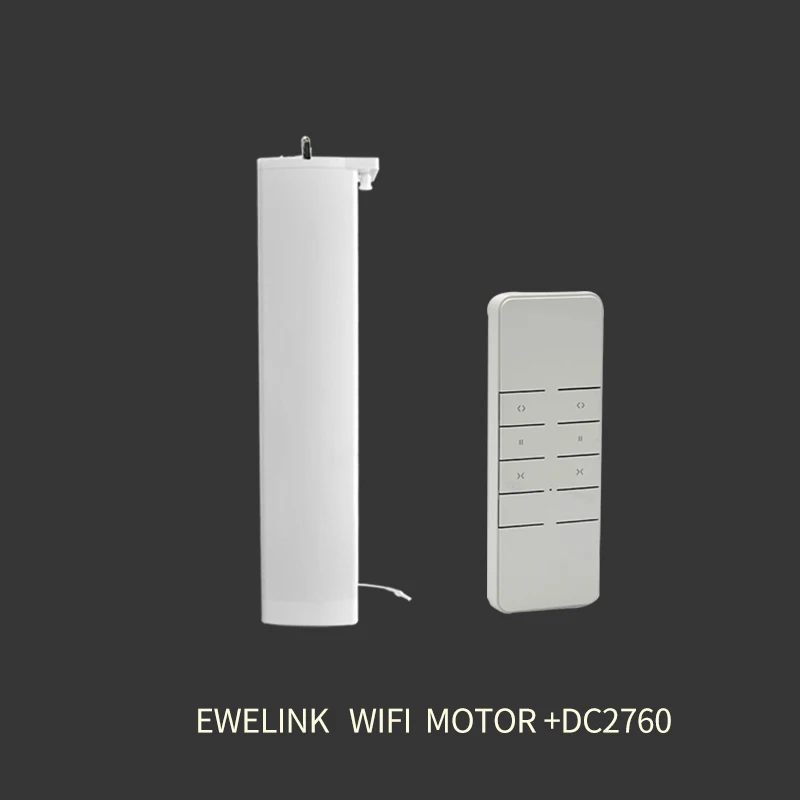 Wifi Электрический мотор для занавесок, приложение Ewelink/дистанционное управление vioce управление через alexa echo и Google home для умного дома - Цвет: wifi motor and DC2760