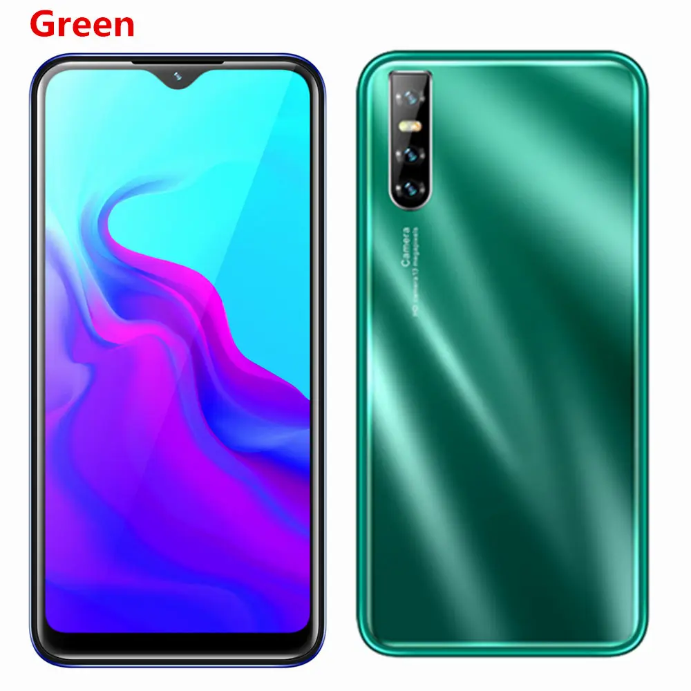 6.26-Green-standard P30 pro, смартфоны, 6,26 дюймов, большой экран, четыре ядра, 4 Гб ОЗУ, 64 Гб ПЗУ, 13 МП, распознавание лица, разблокированные, Android, мобильные телефоны, wifi, gps - Цвет: 6.26-Green-standard