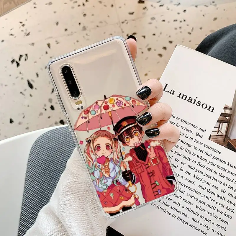 

Toilet bound Hanako kun Anime Phone Case Transparent for Samsung A71 S9 10 20 HUAWEI p30 40 honor 10i 8x xiaomi note 8 Pro 10t11