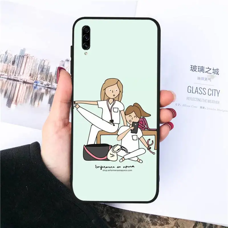 

Cartoon Medicine Doctor Nurse Phone Cases For Samsung galaxy S 21 20 10 8 A 51 71 50 21s 70 40 20 20e note 10 plus Ultra 5g fe