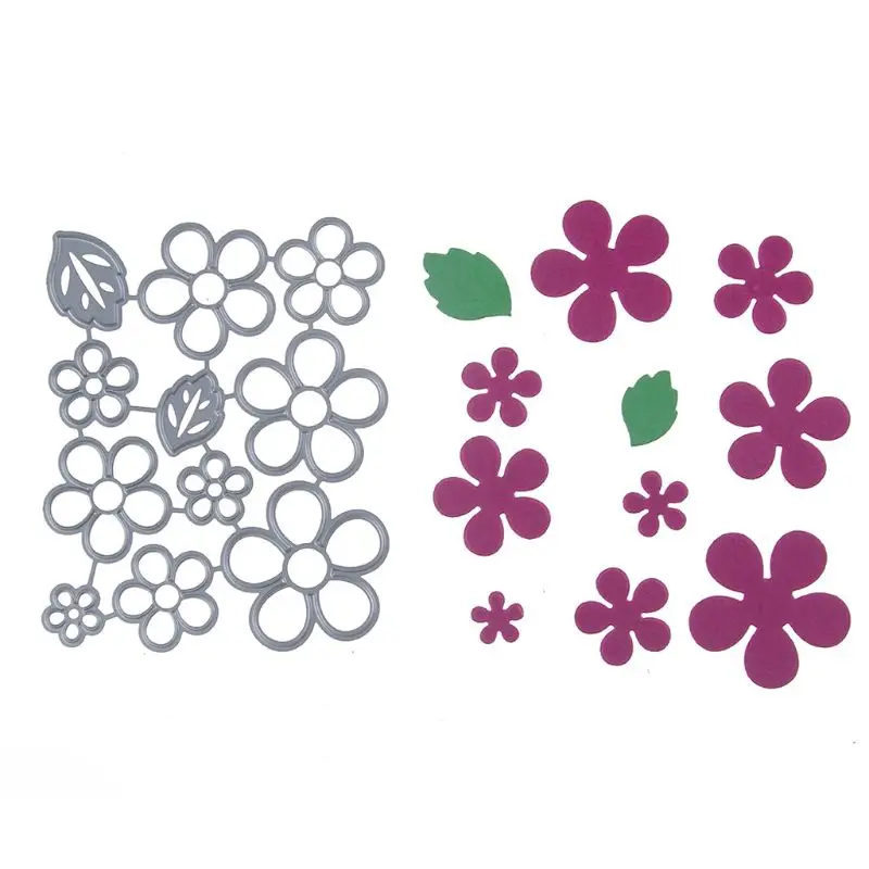 

Five Leaf Flower Metal Cutting Dies Stencil Scrapbooking DIY Album Stamp Paper Card Embossing