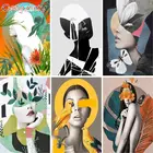 GATYZTORY абстрактная женщина пейзаж живопись по номерам Diy подарок для взрослых искусство