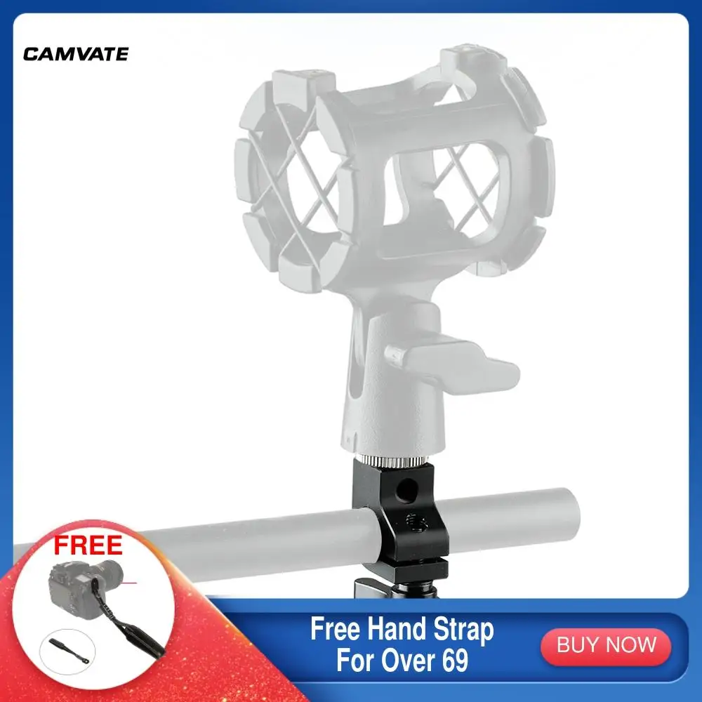 CAMVATE 15 мм одиночный штанговый зажим &amp с 1/4 &quot 20 Женский 5/8&quot 27 Мужской Винт Разъем
