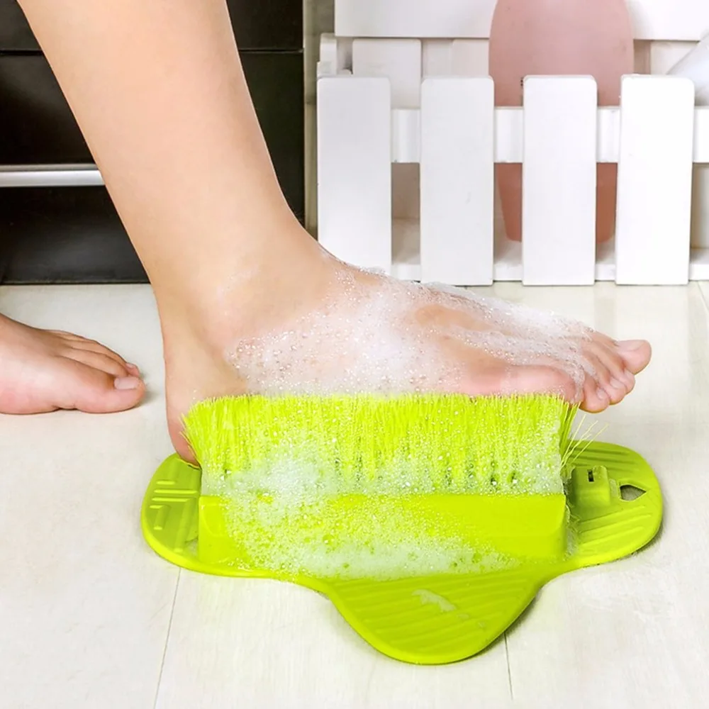 

new Foot Massage Brush Foot Cleaner Scrub Sucker Brush Exfoliating Feet Scrubber Washer Bath Spa Shower Remove Dead Skin
