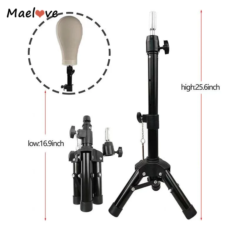 Штатив для парика манекен штатив инструменты укладки волос регулируемый