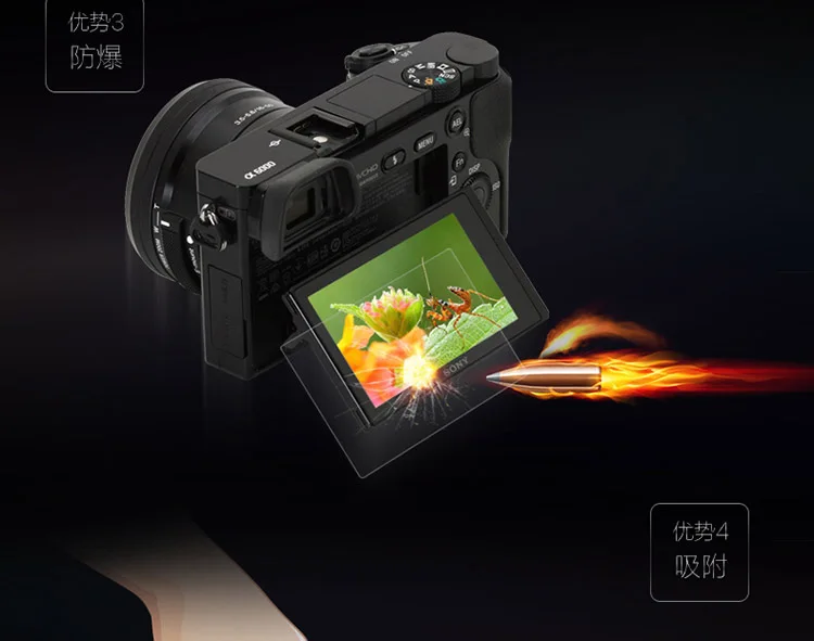 2 шт. Защитная пленка для экрана из закаленного стекла 9H Canon EOS M10 M3 M5 M6 M100 M200