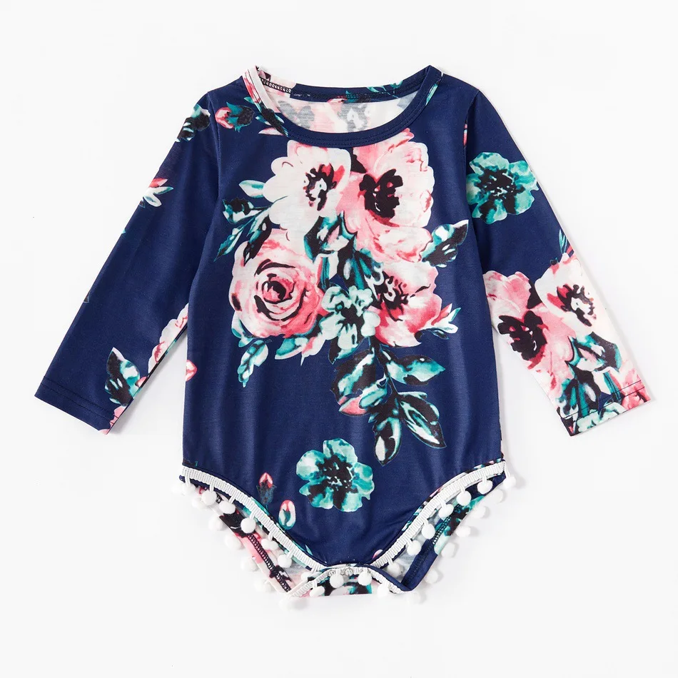 Новинка 2020 платье с принтом для матери и дочери рукавом средней длины Женская