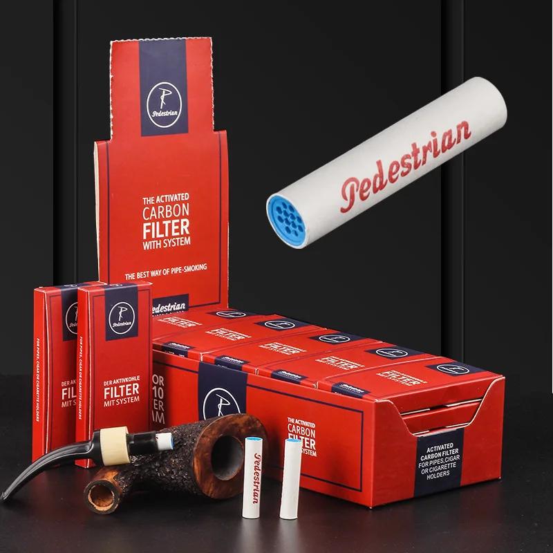 

Wholesale 250pcs Tobacco Pipe Filters 9mm Smoking Pipe Activated Carbon Filter for Tobacco Pipes Filter Smoke Accessory