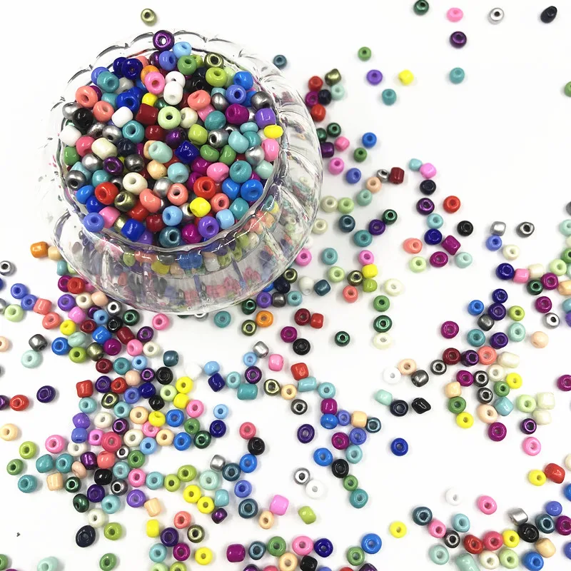 

200 pieces / whole batch of 4mm charm Czech glass seed beads DIY bracelet necklace beads, used for jewelry manufacturing accesso