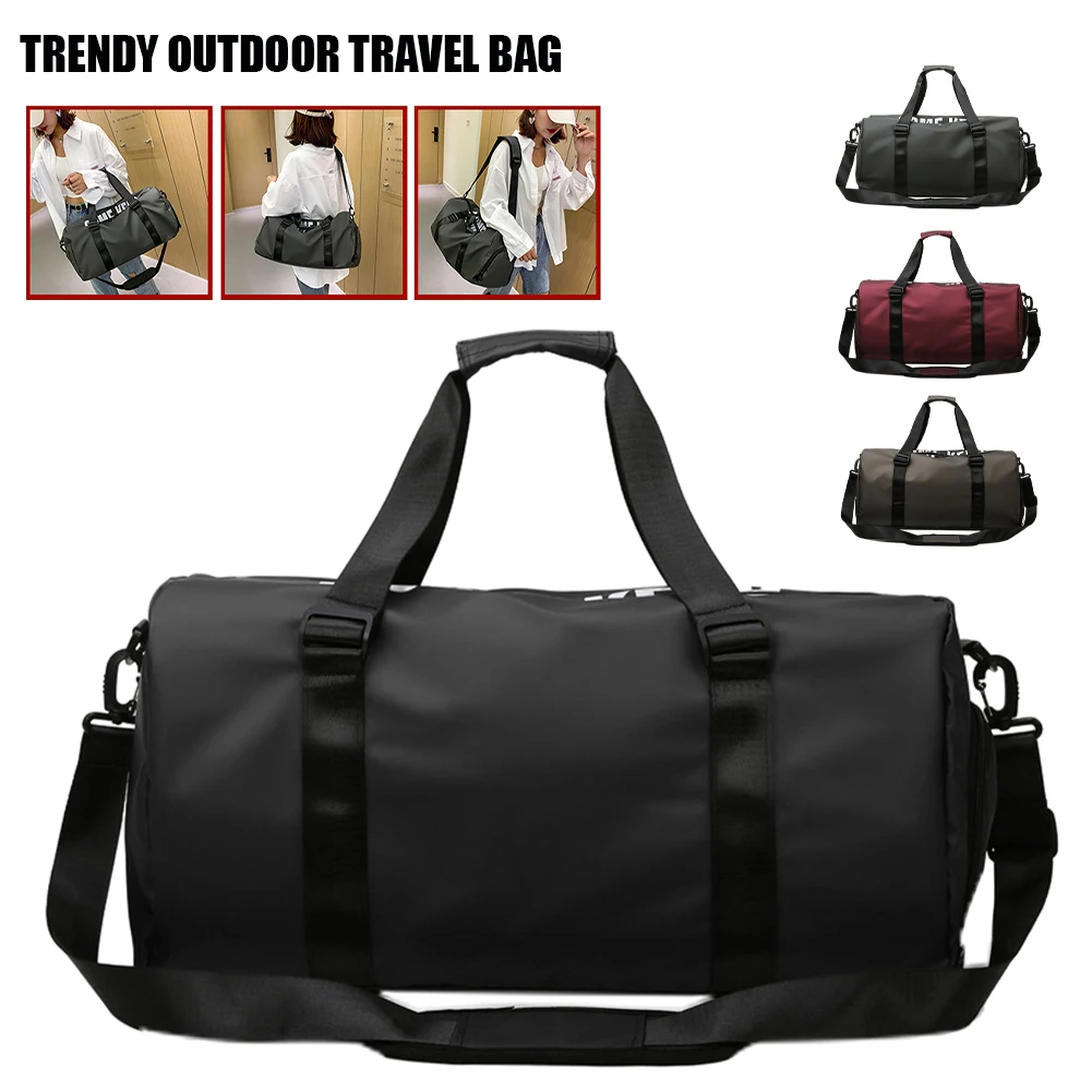 

Gym Bag Waterproof Sports Duffel Bag with Shoes Compartment Dry Wet Separation Portable Handbag Tote Bag for Travel Fitness