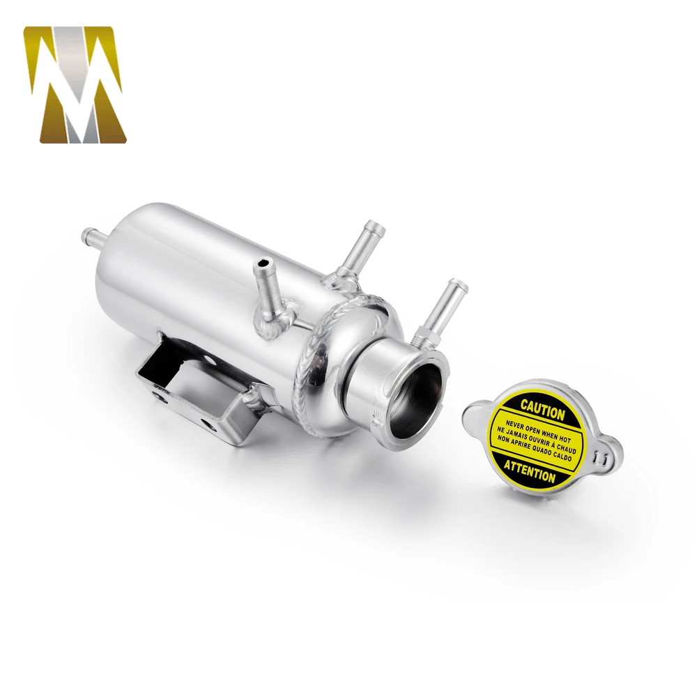 Новый универсальный алюминиевый автомобильный резервуар серебристый масляный