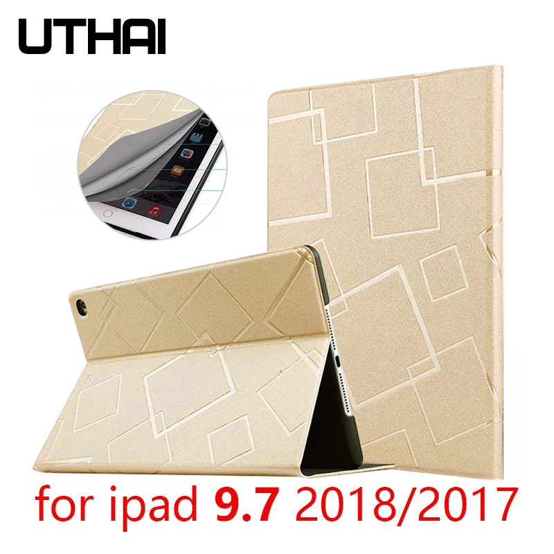 Ультратонкий защитный чехол UTHAI E030 для iPad 9 7 2018/2017|Чехлы планшетов и электронных