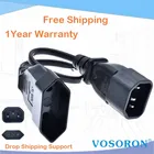 Европейская розетка, шнур питания, штекер IEC 320 C14-Schuko CEE716, 2-контактный гнездовой разъем, кабель питания для UPS PDU,IT оборудование