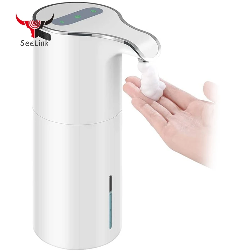 

450Ml Automatic Soap Dispenser Touchless Foaming Soap Dispenser - Rechargeable Waterproof Foam Soap Pump Dispenser