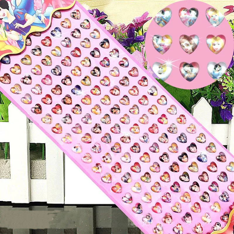 Children's Cartoon Crystal Diamond Altman Sticker Gem Acrylic Sticker Christmas Gift 160pcs