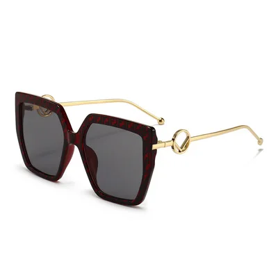 

New Trendy Sunglasses For Men And Women Individual Sunglasses Street Shooting Leisure Square Frame Tide Euro-American 2021 New