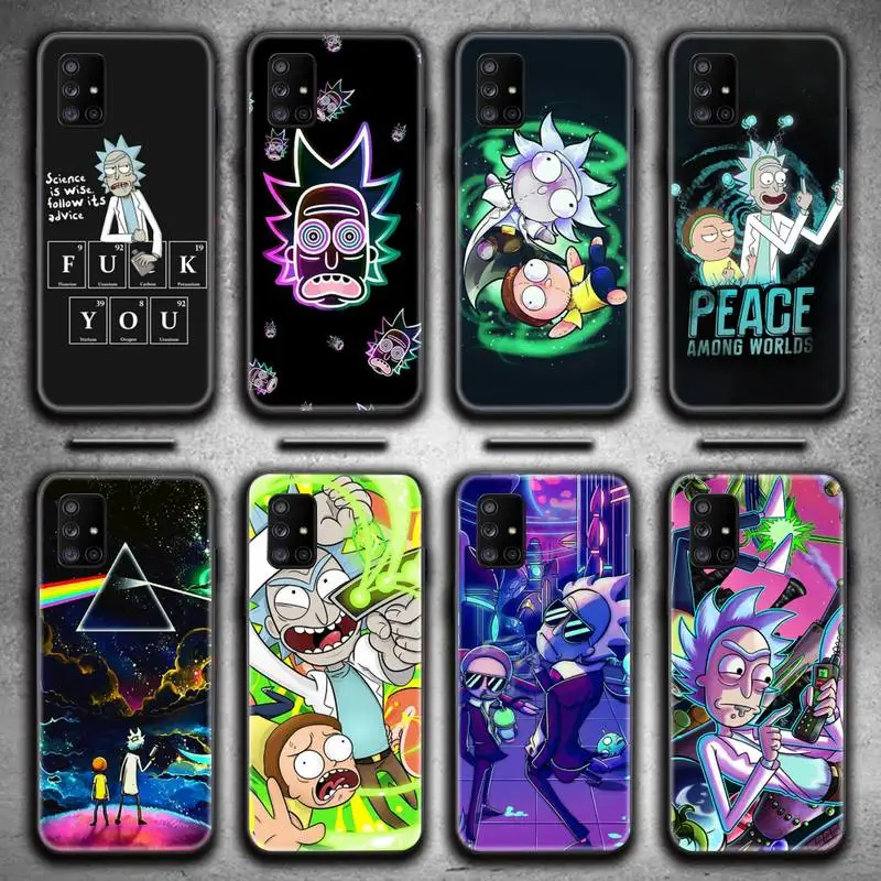 Мультфильм Рикс Морти чехол для телефона Samsung Galaxy A21S A01 A11 A31 A81 A10 A20E A30 A40 A50 A70 A80 A71